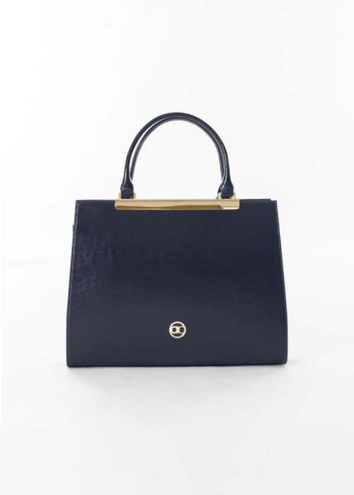 Borsa Classe - blu notte/oro