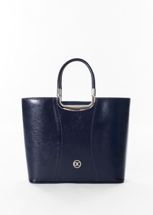 Fascino handbag - blu notte/argento